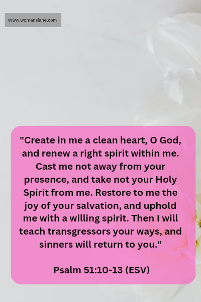 Psalm 51:10-13