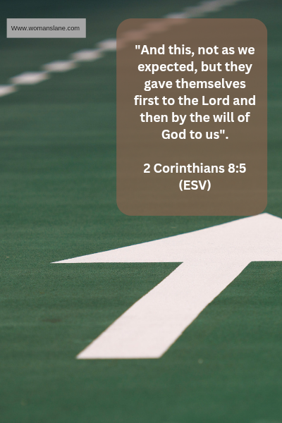 2 Corinthians 8:5