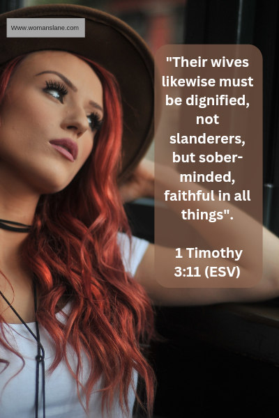   1 Timothy 3:11 