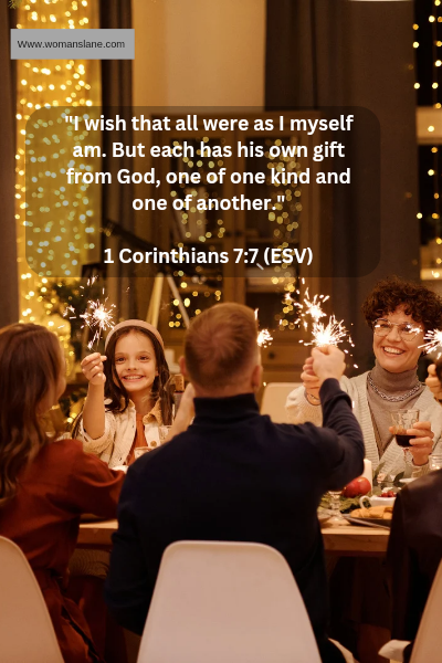 1 Corinthians 7:7  (ESV)