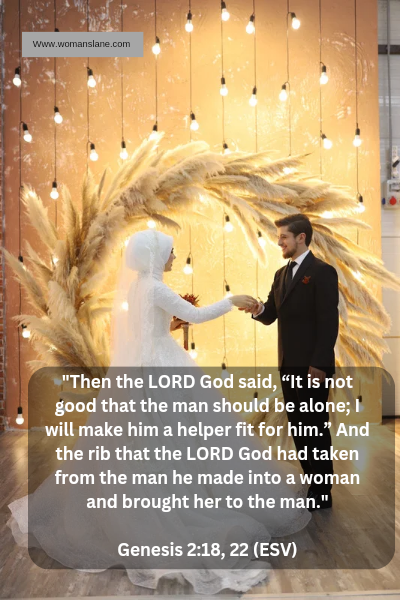 Genesis 2:18, 22