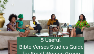 Bible Verses Study Guide for Small Women Group