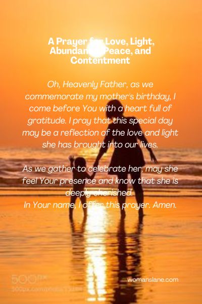 A Prayer for Love, Light, Abundance, Peace, and Contentment