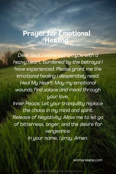 Prayer for Emotional Healing