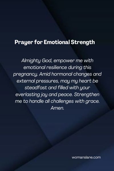 Prayer for Emotional Strength