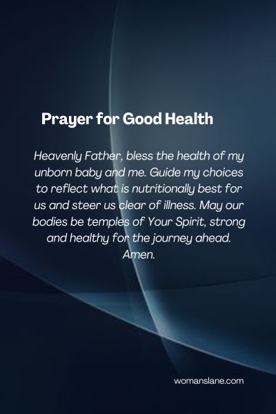 Prayer for Good Health