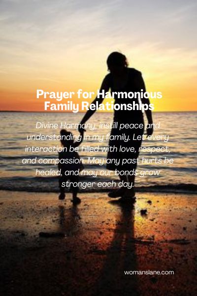 Prayer for Harmonious Family Relationships