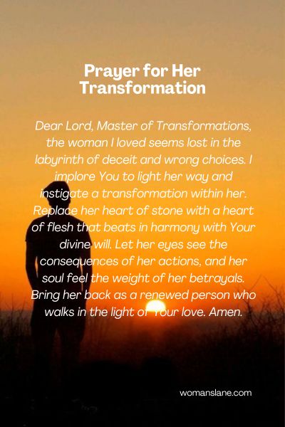 Prayer for Her Transformation