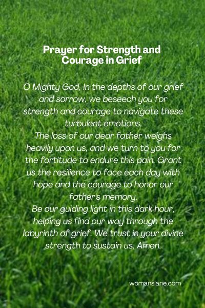 Prayer for Strength and Courage in Grief