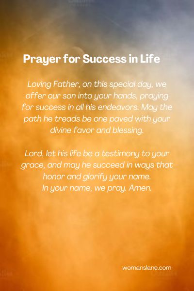 Prayer for Success in Life