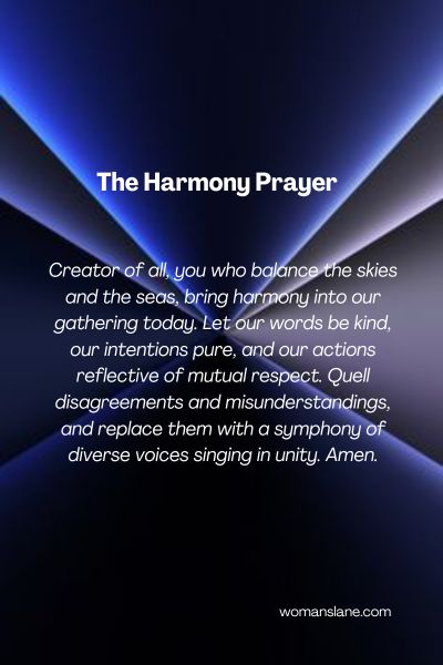 The Harmony Prayer