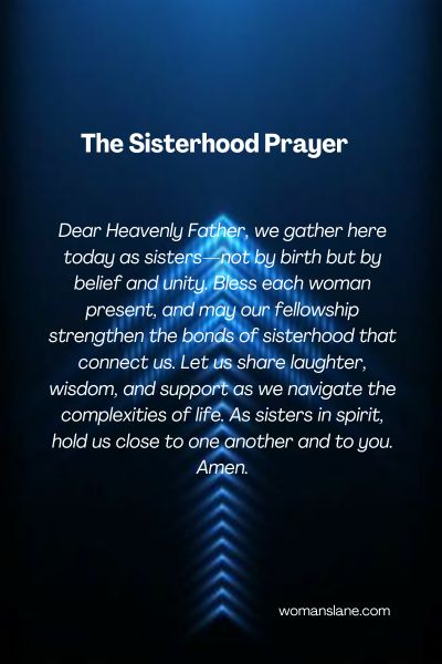 The Sisterhood Prayer