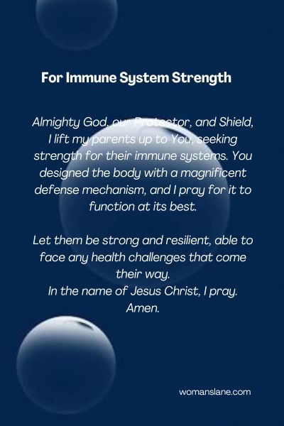 For Immune System Strength