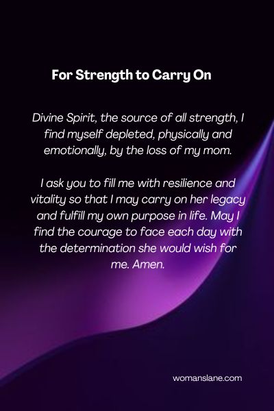 For Spiritual Peace for Mom